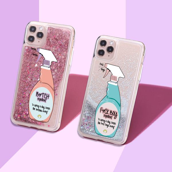 

for iphone 11 pro phone case xs max xr star creative quicksand 6 7 8 x plus liquid pc hard cell phone cases