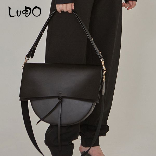 

lucdo women beach bag vintage female shoulder bag pu leather luxury handbag fashion wild crossbody messenger girl's totes