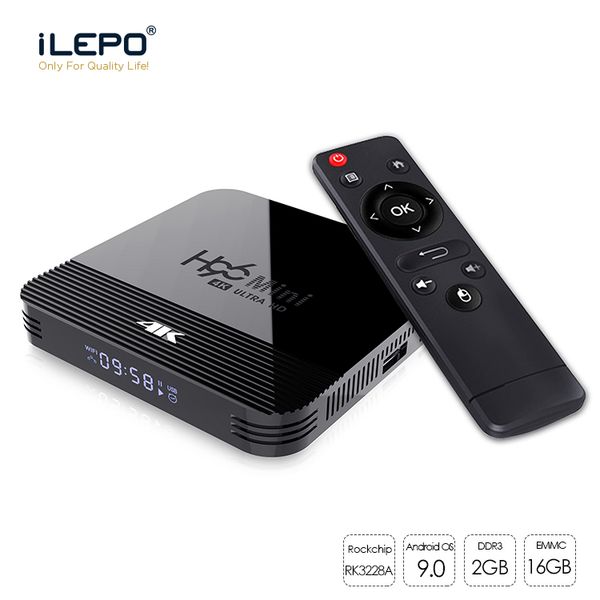 

new android 9.0 tv box rockchip rk3228a h96 mini h8 4k 2.4+5ghz dual wifi bt4.0 smart tv set boxs