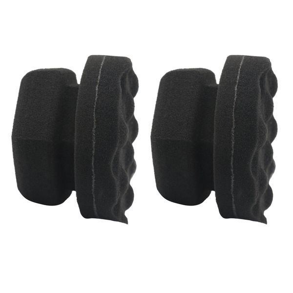 

2x tire dressing applicator pads gloss shine color polishing sponge 8cm