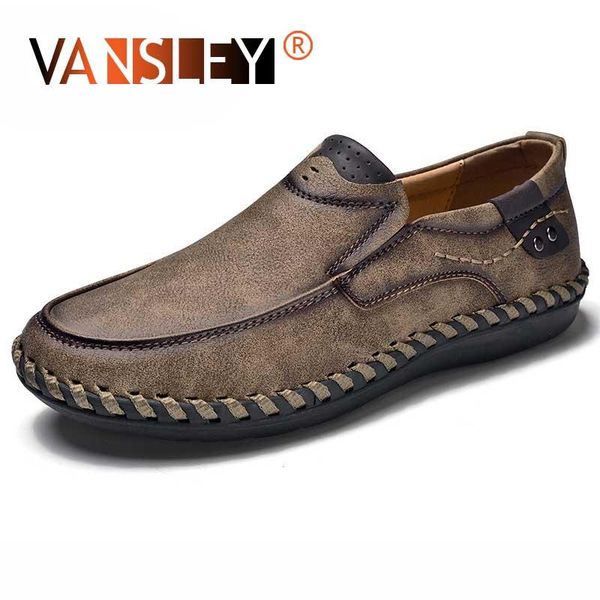 2019 Brand Men Casual Shoes Genuine Leather Mens Business