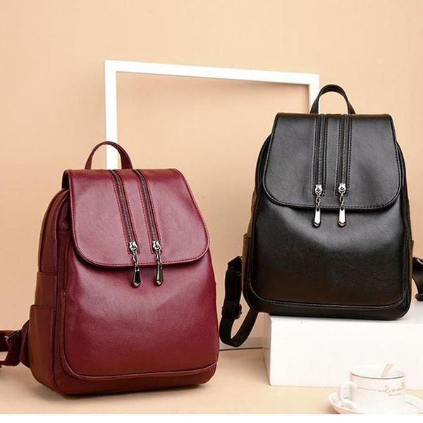 

2019 brand new lapbackpack women leather luxury backpack women fashion backpack satchel school bag pu