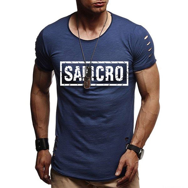 

summer men's t-shirt for soa sons of anarchy the child samcro printed cotton crew neck short sleeve casual male t-shirt