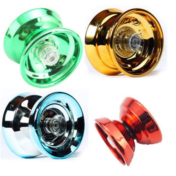 Metal Yoyo Ball Kids Toys Metal rolando barbante truque io-yo bola engraçada ioyo brinquedos educacionais profissionais