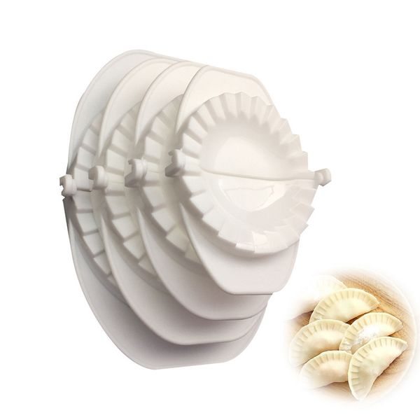 

4pcs/set press ravioli dough pastry pie dumpling maker gyoza mold mould tool 4 size easy eco friendly dumpling mould kitchen tools