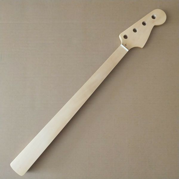 

gloss fretless maple 20 fret neck for electric jazz bass guitar neck 4 string