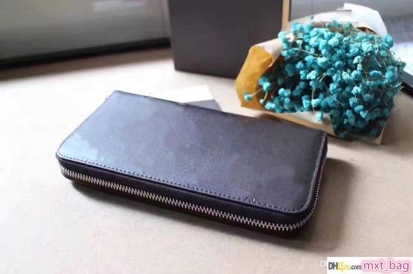 

fashion luxury designer zippy long wallet women s zipper wallet canvers leather check plaid wallet m62121 m61864