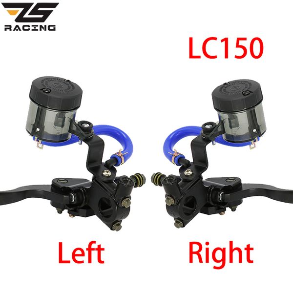 

zs racing 22cm motorcycle master cylinder levers brake pump clutch handles handlebar lever reservoir set for yamaha lc150