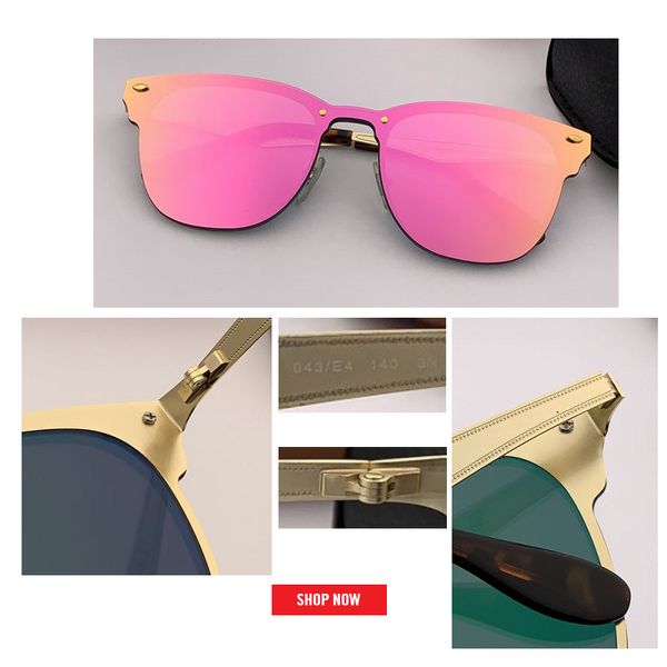 

whole-design ultralight metal sunglasses men women driving blaze style sun glasses male goggle uv400 mirror flash gafas de sol264n, White;black