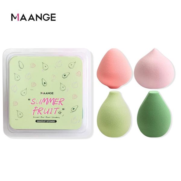 

2020 maange 4/3 uds. esponja де maquillaje ан polvo puff huevo харина fondo корректор cosmético puff polvo torta фрут maquillaje dispositiv