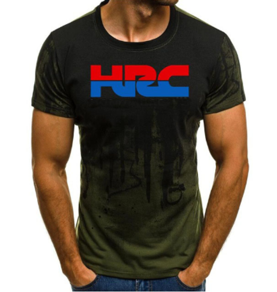 

2020 men print repsol hrc race motorcycle modified t-shirt summer 100% cotton short-sleeved tshirt 10
