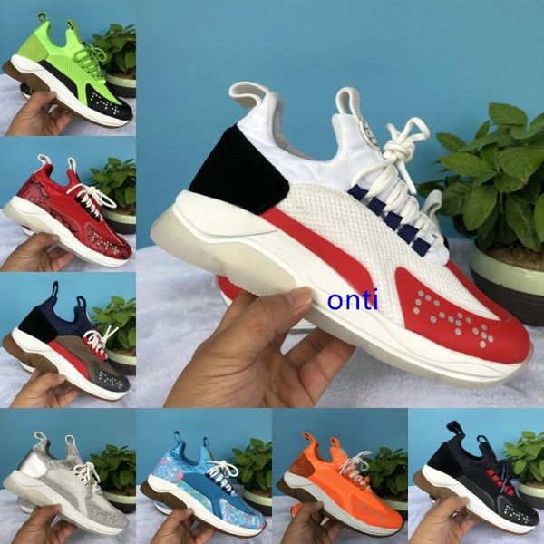 

cross chainer reaction luxury designer shoes men women sneakers white fluo green volt orange s leather fashion women casual shoes, Black