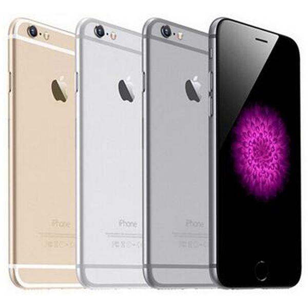 

refurbished original apple iphone 6 with fingerprint 4.7 inch a8 chipset 1gb ram 16/64/128gb rom ios 8.0mp unlocked lte 4g phone dhl 5pcs