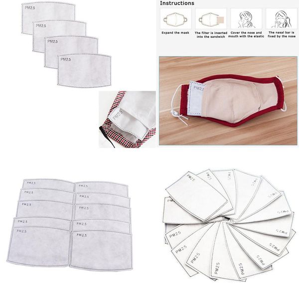 

маска антипылевые капли сменная маска фильтрующая вставка для маски бумажная дымка рот pm2. 5 фильтры бытовые защитные продукты 100шт