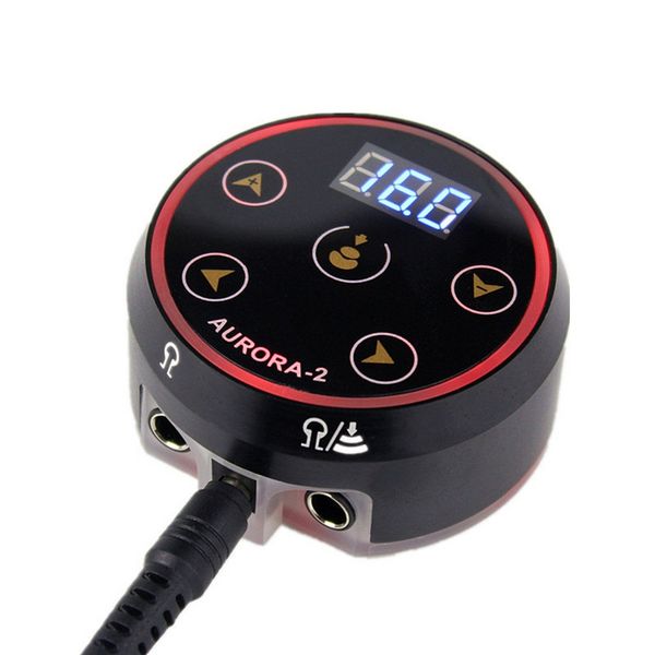 

2019 new professional mini critical aurora lcd tattoo power supply with power adaptor for coil & rotary tattoo machines
