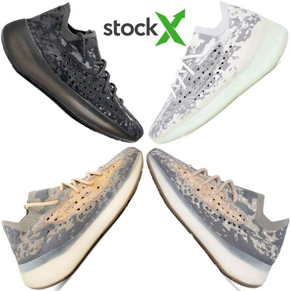 

2020 kanye west designer shoes 380 alien mist black running shoes mens womens fashion breathable trainers athletic casual sneakers with box