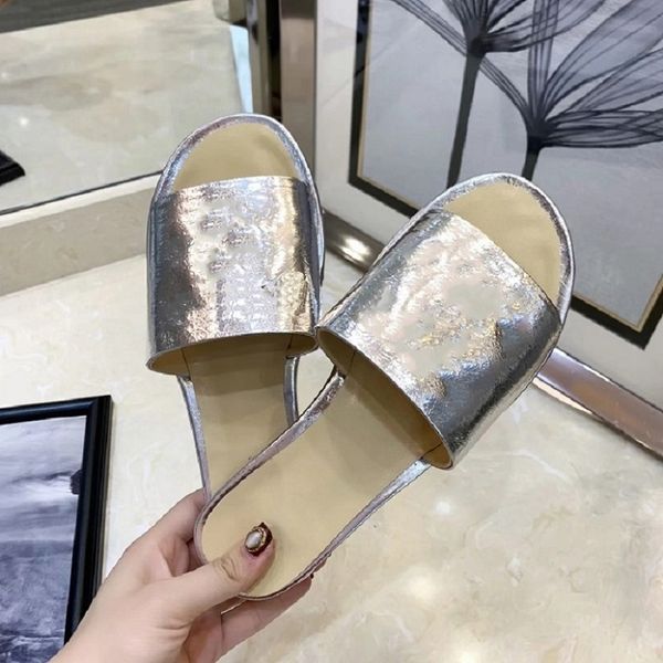 

fashion women sandals summer flats luxury real leather platform designer sandals flats shoes ladies beach shoes bag05 ch05, Black