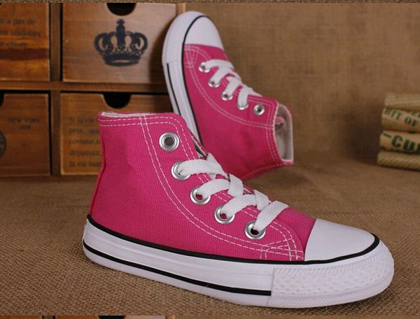 

фабрика оптом! дети холст обувь мода высокие - низкие кроссовки мальчики девочки спортивные холст обувь и спортивная звезда детская обувь бе, Black