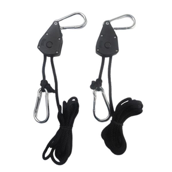 

1/8 pulley rope light adjustable home ratchet led gardening supplies hanger lifting 150lb capacity heavy duty grow