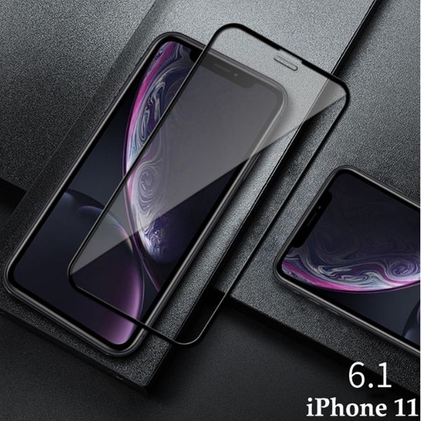 

9d tempered glass for iphone 11/11pro/11 promax x/xs xr xsmax 7p/8p 7/8 anti-scrath front screen protector fullscreen film-3