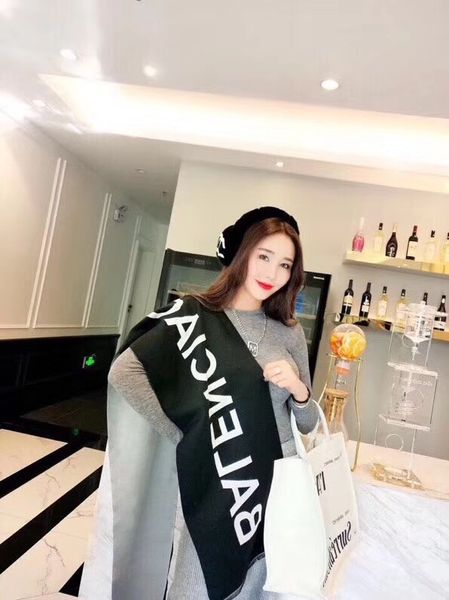 

p simple design of classic mink velvet with classic letter size 180*30 2019 new selling ing, Blue;gray