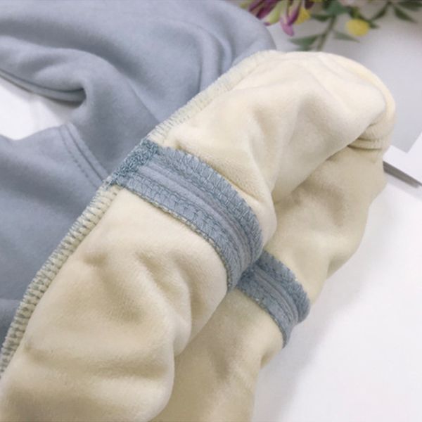 

toddler baby cotton solid pajamas kid winter long sleeve sleepwear set boy girl undercoat clothing children nightgown pyjamas, Blue;red