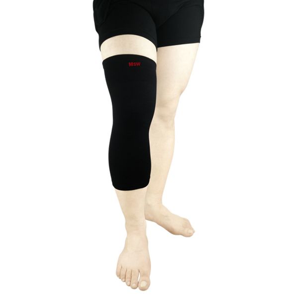 

1 pair nylon thin knee brace men women s m l elastic knee pad support compression sleeves for fitness running cycling, Black;gray