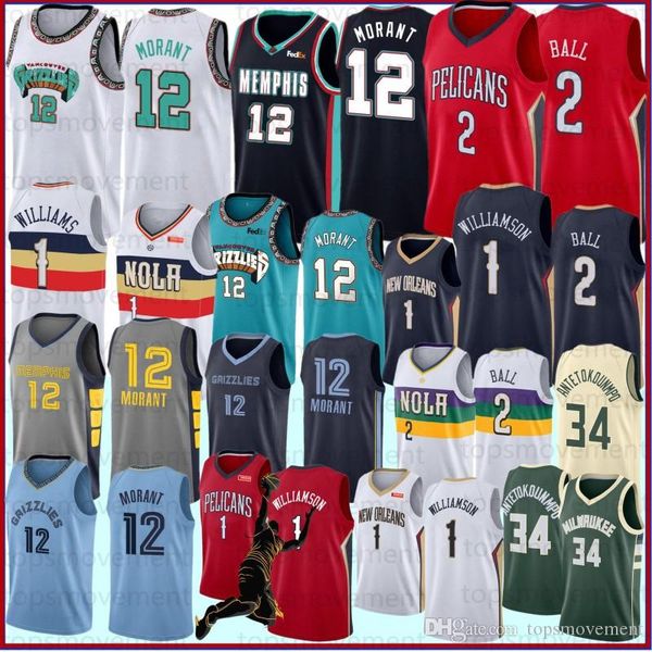 

ncaa 1 zion williamson college basketball jerseys 12 ja morant lonzo 2 ball 9 rj barrett basketball jerseys s-xxl stock 2019 2020 nba, Black;red