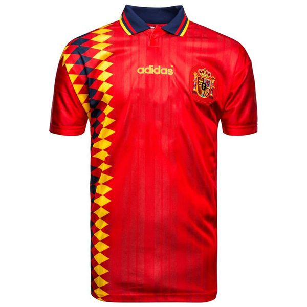 

retro spain 1994/2010 soccer jerseys spain futbol camisas vintage football camisetas classic shirts kit maillots maglia, Black;yellow