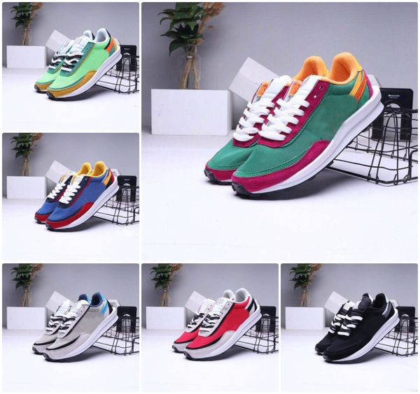 

продажи 2019 sacai x ldv вафельного daybreak кроссовки кроссовки мужских кроссовки для женщин модельер дышите рубец s black спортивной обувь