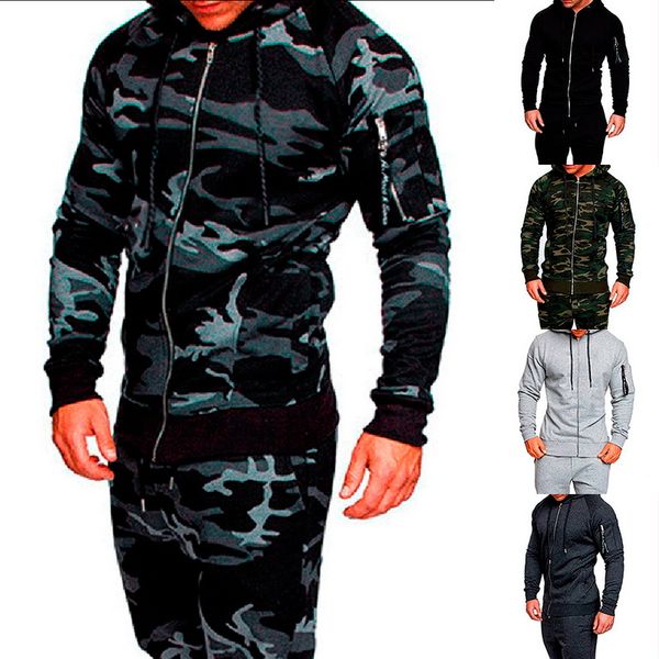 

shujin fashion camo slim jacket men casual soild jacket male camouflage tactical clothing men's 2018 spring autumn coats, Black;brown