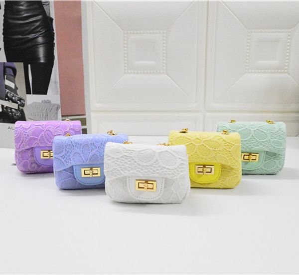 

детские сумки горячие детская продажа симпатичные сумки моды корейской девушки мини принцессы кошельки классический кружева вышитые pu для д, White