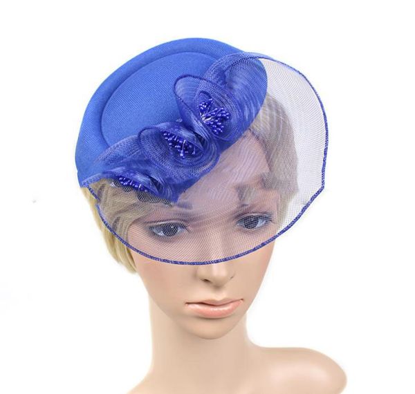 

new air hostess hat boutique hairdressing dance banquet headdress bridesmaid headdress, Silver