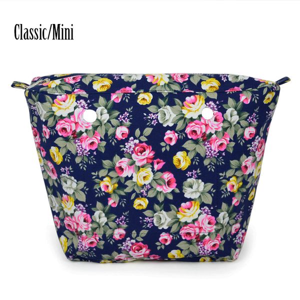 

1 piece colourful cute cartoon insert lining inner pocket for classic mini obag o bag women's should bags totes handbags