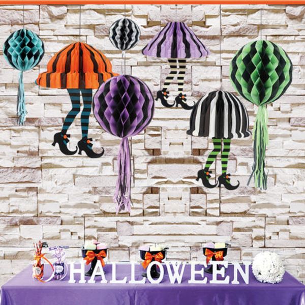 

halloween decoration paper lantern hanging skirt ball lamp party home props festival lanterns
