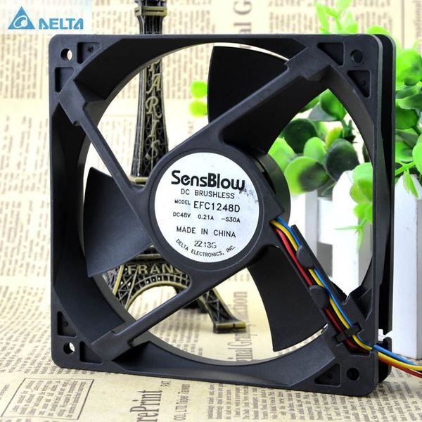 

delta efc1248d 12025 48v 0.21a 4 wire pwm fan for huawei switches
