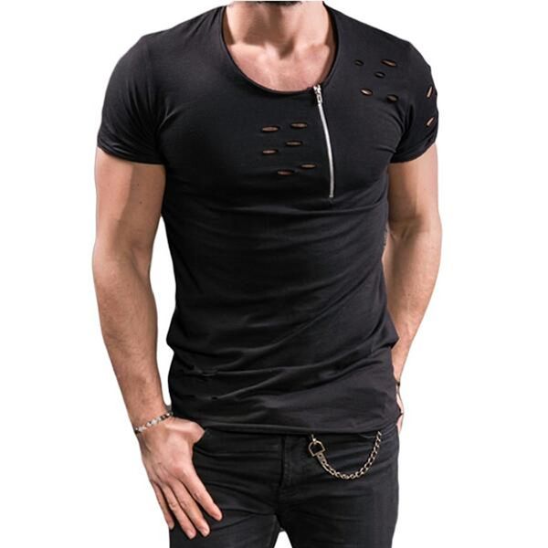 

2020 новый вскользь тенниска способа patchwork t shirt мужчины высокого качества tshirt коротким рукавом slim fit tshirt, White;black