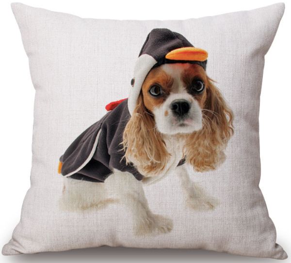 

cartoon dog puppy doggy neck body pillowcase linen bed pillows cover couch seat cushion throw pillow home decoration gift