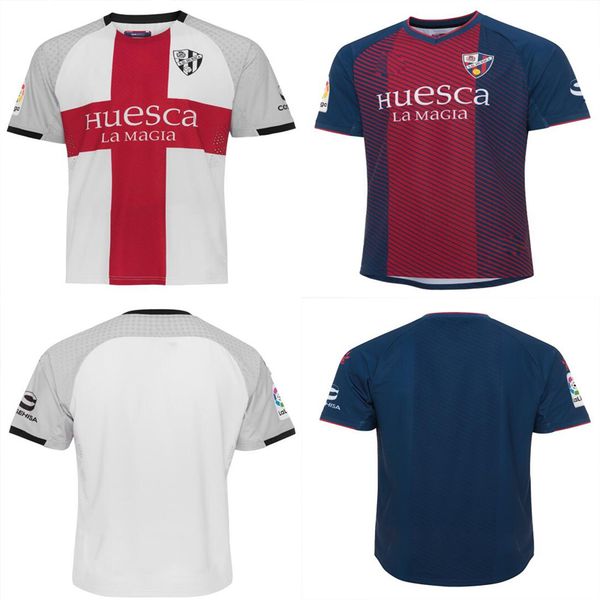 

19/20 for huesca camiseta de futbol 2019 huesca men futbol camisa leisure running t-shirts, Black;blue