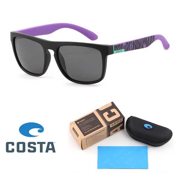 

Brand Designer Polarized VIN TIGER Sunglasses Men Women Driving Square Frame Costa SunGlasses sport Male Goggle Shades with Retail box
