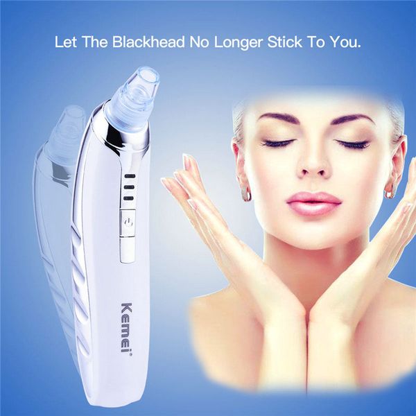 

kemei 1868 blackhead remover capelli da naso da donna suction facial dermabrasion machine face clean tpqaj