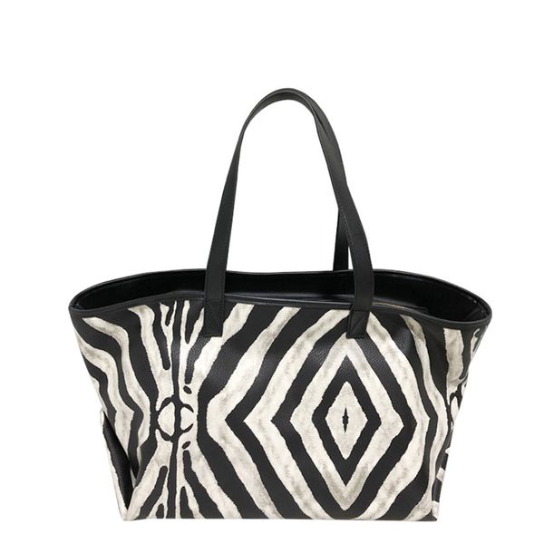 

designer handbag zebra pattern portable new women's bag in large capacity travel single shoulder fashion versatile tote bag high qualit