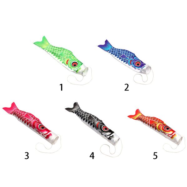 

new japanese traditional carp flag carp banners windsock sailfish sailfish wind streamer multicolor fish #0625