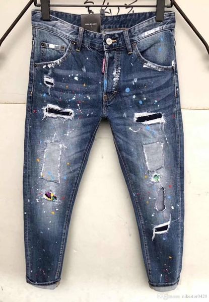 

European tanding men 039 jean men 039 jean a pair of kinny jean and black embroidered kull 0150