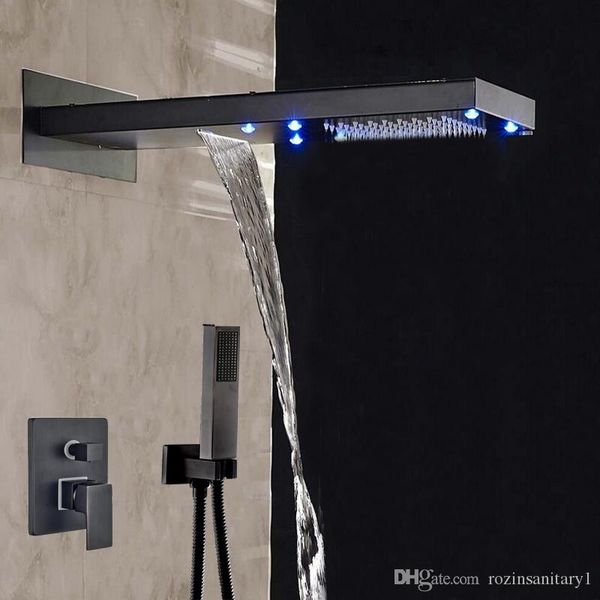 

оптом и в розницу современное масло втирают бронзовый светодиодный водопад ливневый кран 3 способа смеситель клапан ж / ручной душ