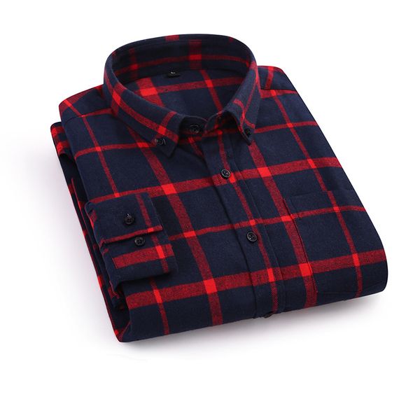 

spring autumn men's plaid shirt youth sanding long-sleeve shirts mens students slim men's hemd 2020 new, White;black