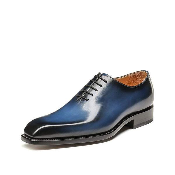 

handmade british oxford leather shoes dress shoes brogue spring ankle boots vintage classic male casual f218, Black