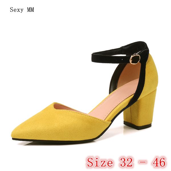 

high heels women pumps stiletto high heel shoes d'orsay woman party shoes kitten heels plus size 32 33 - 40 41 42 43 44 45 46, Black