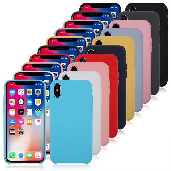 

Original official liquid ilicone with logo ca e for iphone x max 11 pro max xr x x 8 plu 7 6 6 plu
