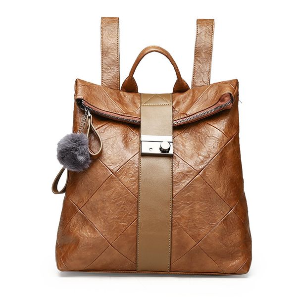 

женский рюкзак женская сумка повседневная мягкая кожа дорожный рюкзак